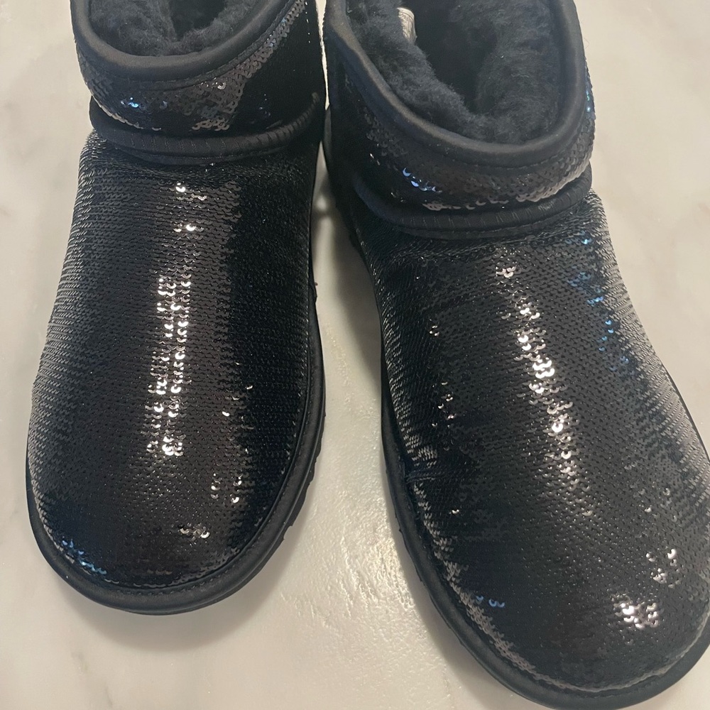 UGG Black Sequin Boots
